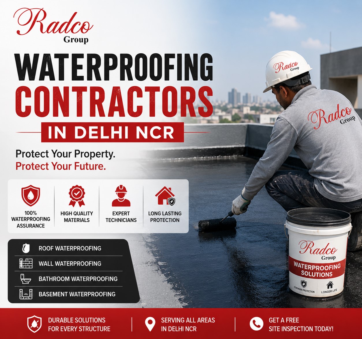 Book Verified Waterproofing Contractors in Delhi NCR for Home & Commercial Proje